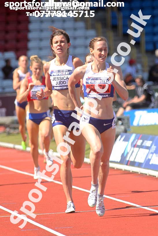 Womens 1500 metres, British World Championship Team Trials, Alexander Stadium, Birmingham